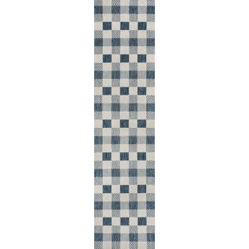 Darcy Traditional Geometric Bold Gingham Area Rug